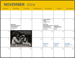 AAC November 2024 Event Calendar