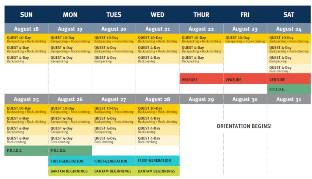 PreOrientation New Students