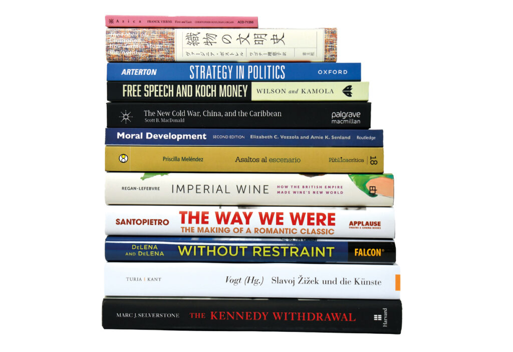 books by Trinity faculty and alumni