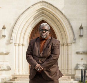 Bishop John Selders, Trinity assistant dean of students and leader of Moral Monday CT