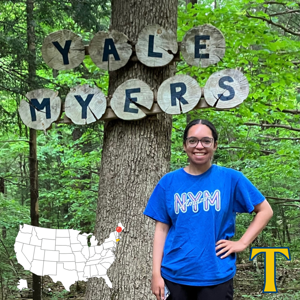 Summer interns 2024: Maliah Ryan ’25 at Yale-Myers Forest in Eastford, Connecticut